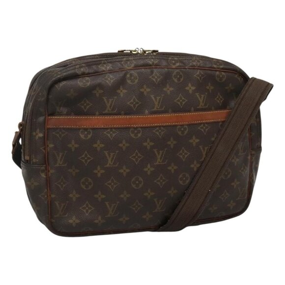 LOUIS VUITTON Monogram Reporter GM Shoulder Bag